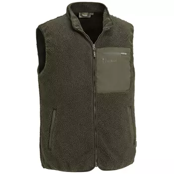 Pinewood Pile fibre pile vest, Dark Green