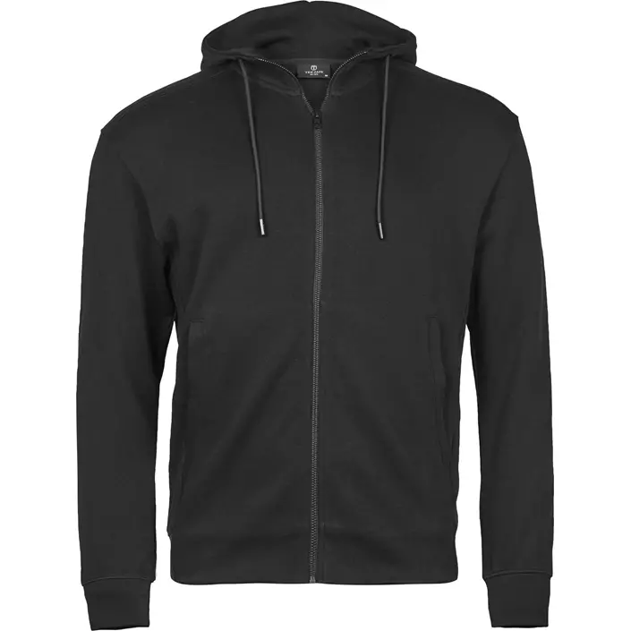 Tee Jays hoodie med dragkedja, Black, large image number 0