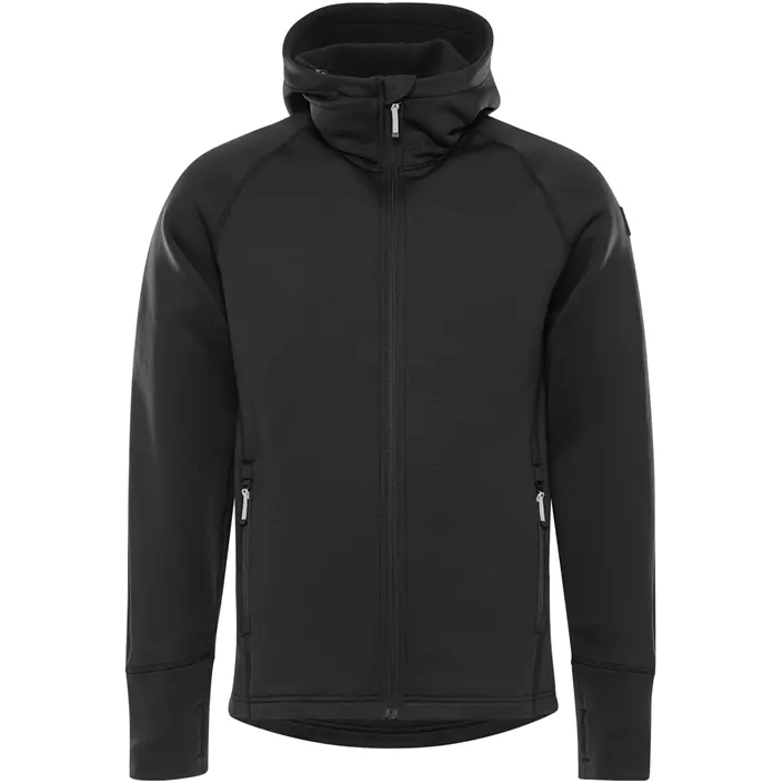 Fristads Cobalt Polartec® hoodie with zipper, Black, large image number 0