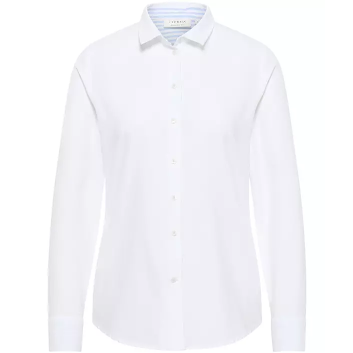 Eterna Regular Fit Oxford skjorta dam, White, large image number 0