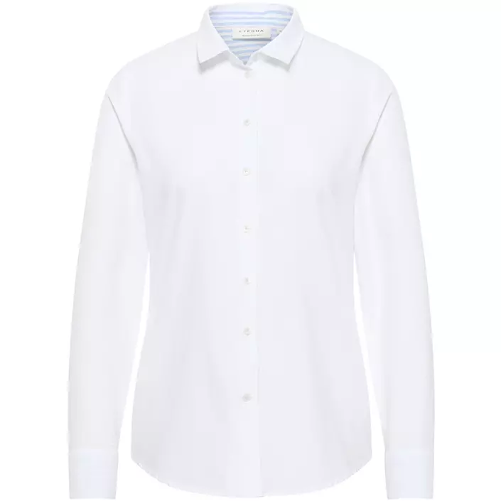Eterna Regular Fit Oxford dameskjorte, White , large image number 0