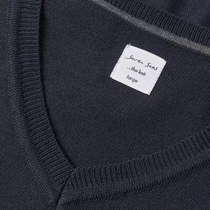 Seven Seas Strickpullover mit Wolle, Navy, large image number 3