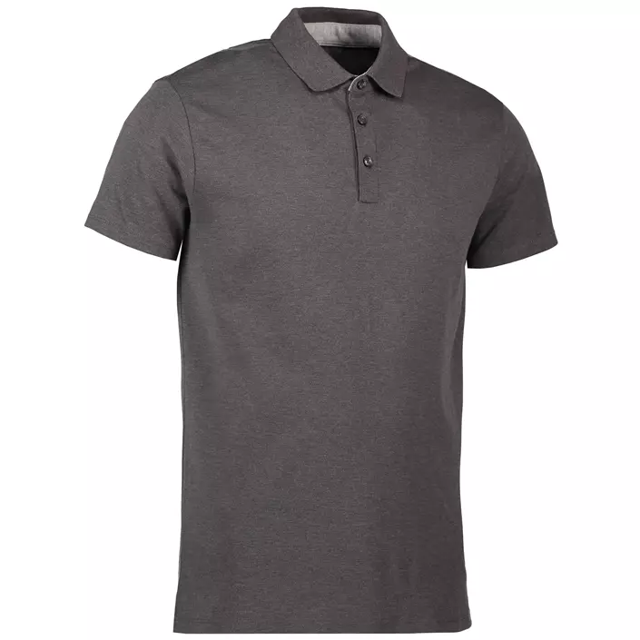 Seven Seas Polo T-skjorte, Dark Grey Melange, large image number 2