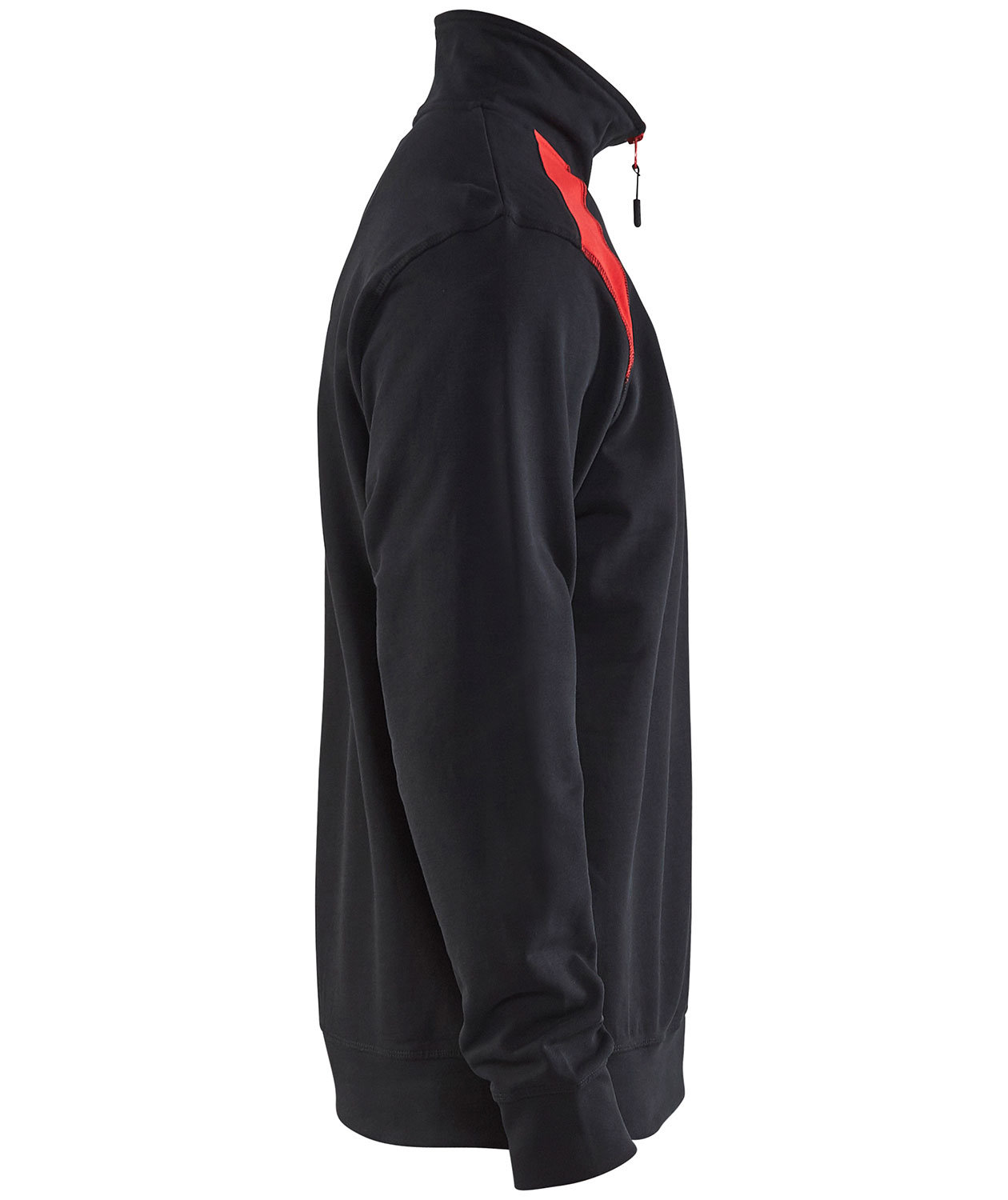 Bl&aring;kl&auml;der Unite Half-Zip sweatshirt, Black/Red, large image number 2