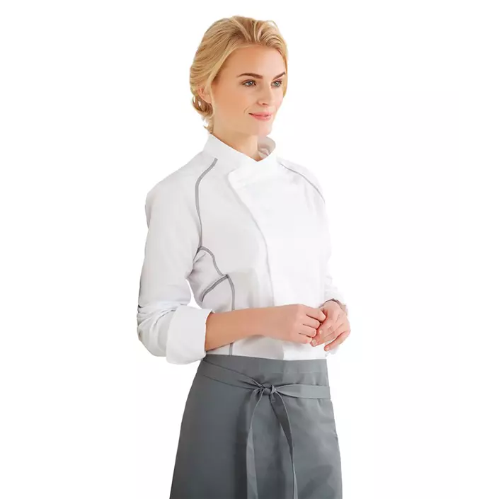 Kentaur chefs jacket, White/Light Grey, large image number 1