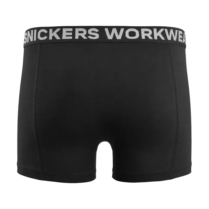 Snickers 2-pak Boxershorts, Black/Black, large image number 2