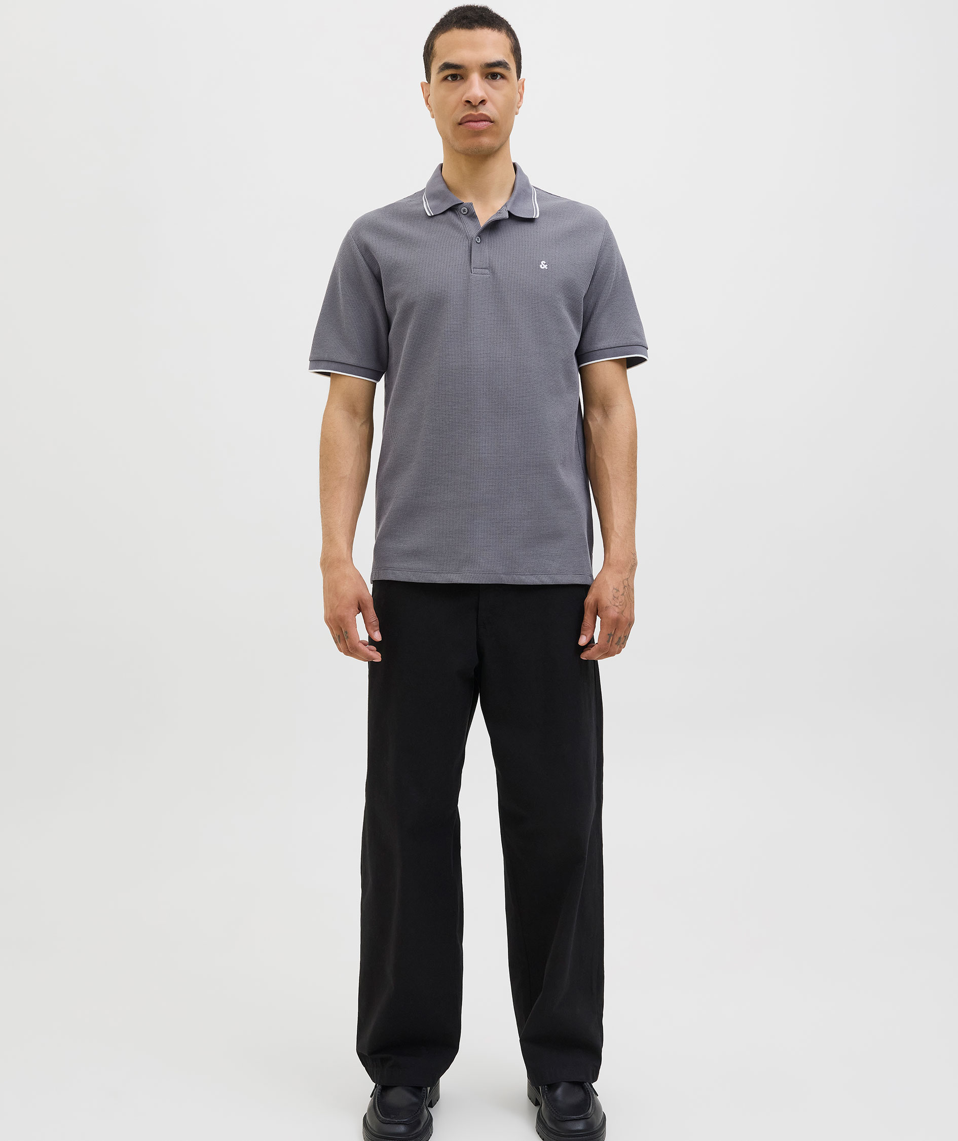Jack & Jones JJEAUSTIN Polo T-skjorte, Castlerock, large image number 5