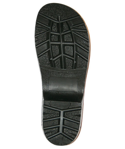 Euro-Dan PU-Fin&eacute;r tr&aelig;sko uden h&aelig;lkappe