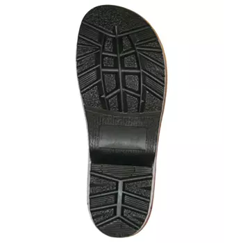 Euro-Dan PU-Wood clogs without heel cover, Black
