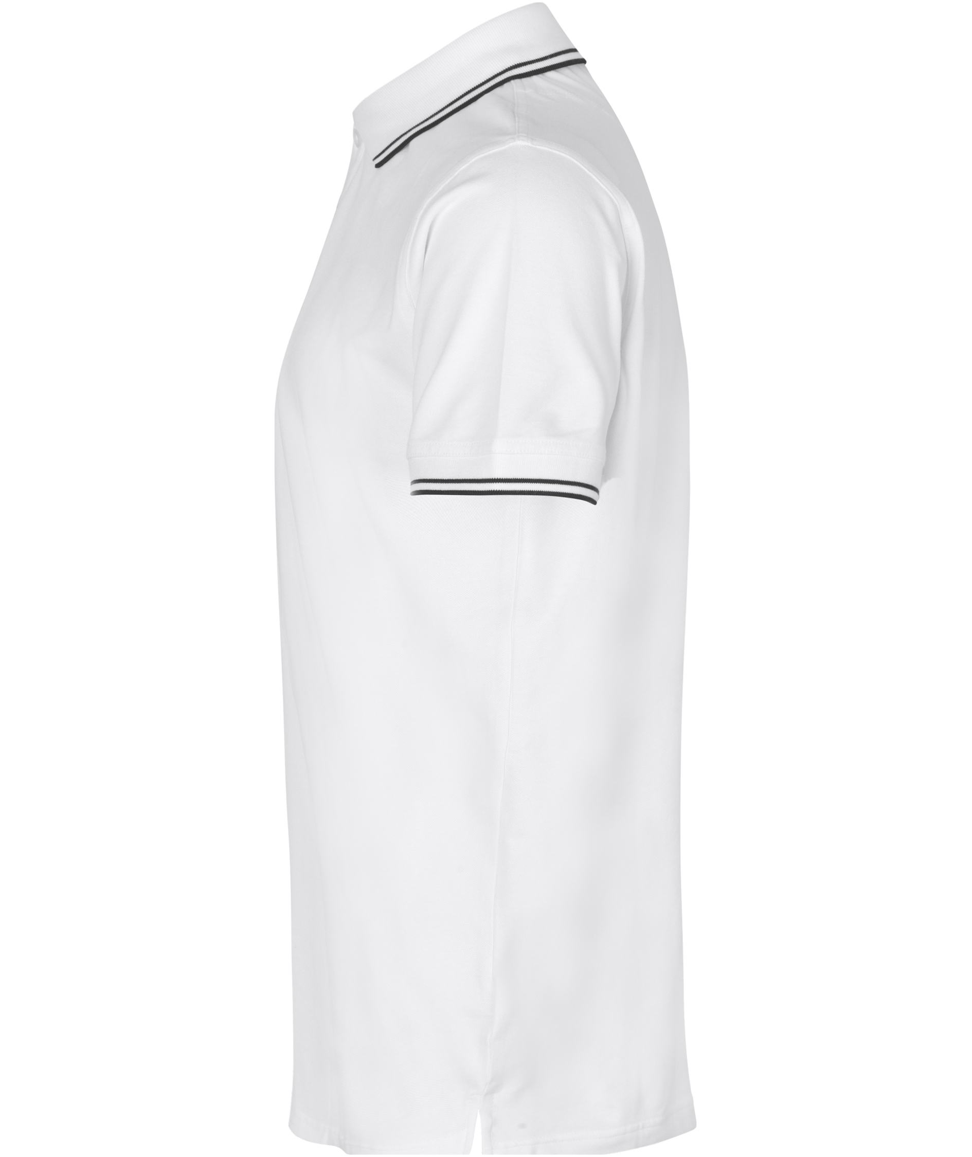 ID Stretch poloshirt with contrast, White, large image number 2