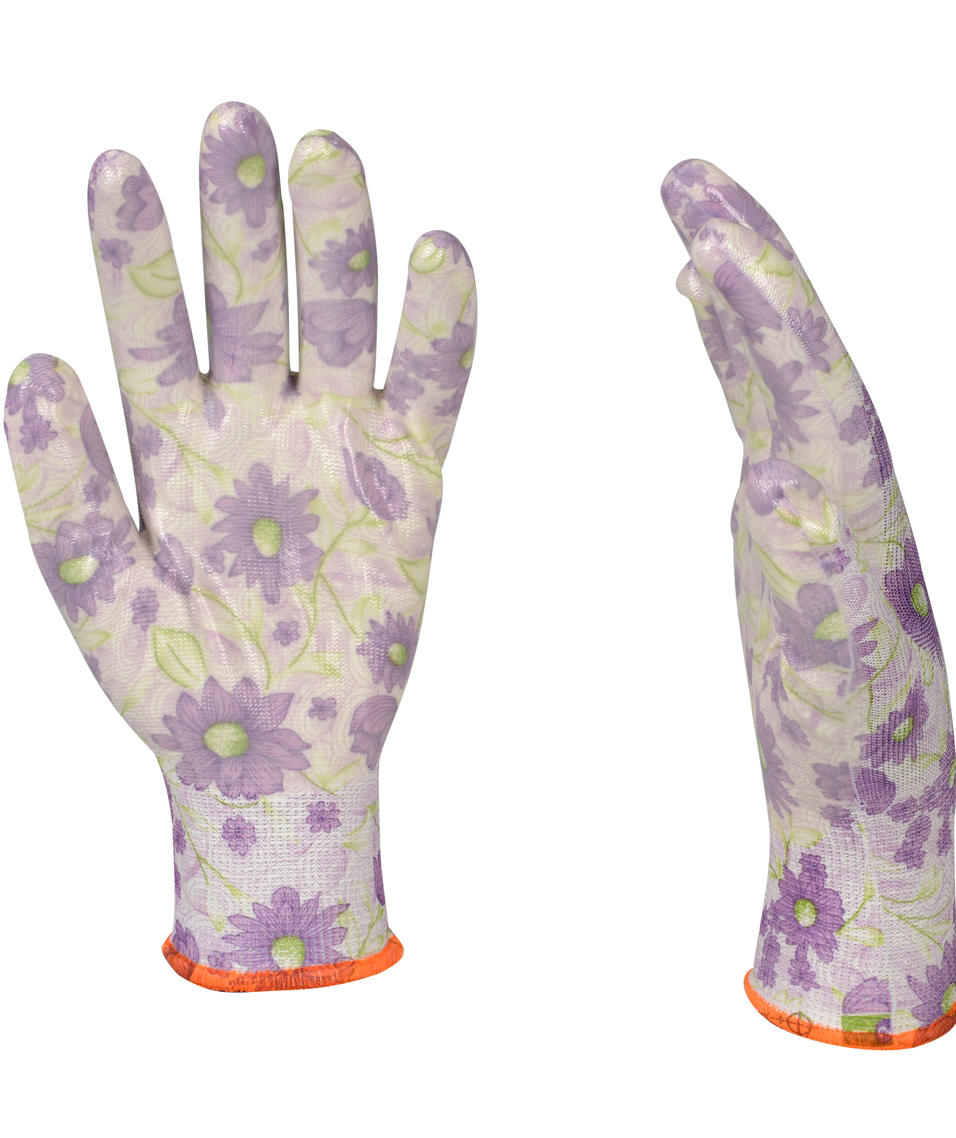 OX-ON Garden Basic 5006 work gloves, Purple/green, large image number 3