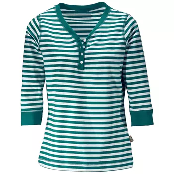 Hejco women's T-shirt with 3/4 sleeves, Petrol Green