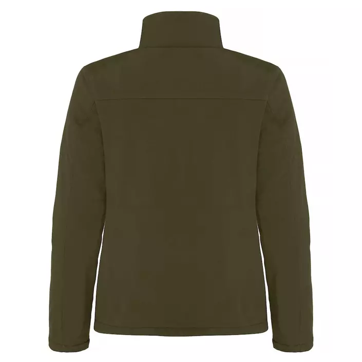 Clique lined women's softshell jacket, Fog Green, large image number 2