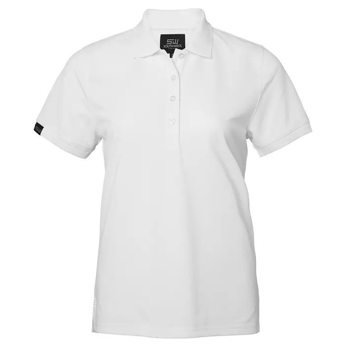 South West Wera Damen Poloshirt, Weiß, large image number 0