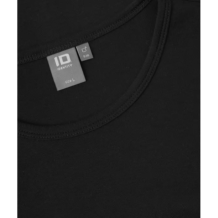 ID Interlock langärmeliges T-Shirt, Schwarz, large image number 3