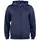 Clique Basis Active hoodie with full zipper, Dark Marine Blue, Dark Marine Blue, swatch