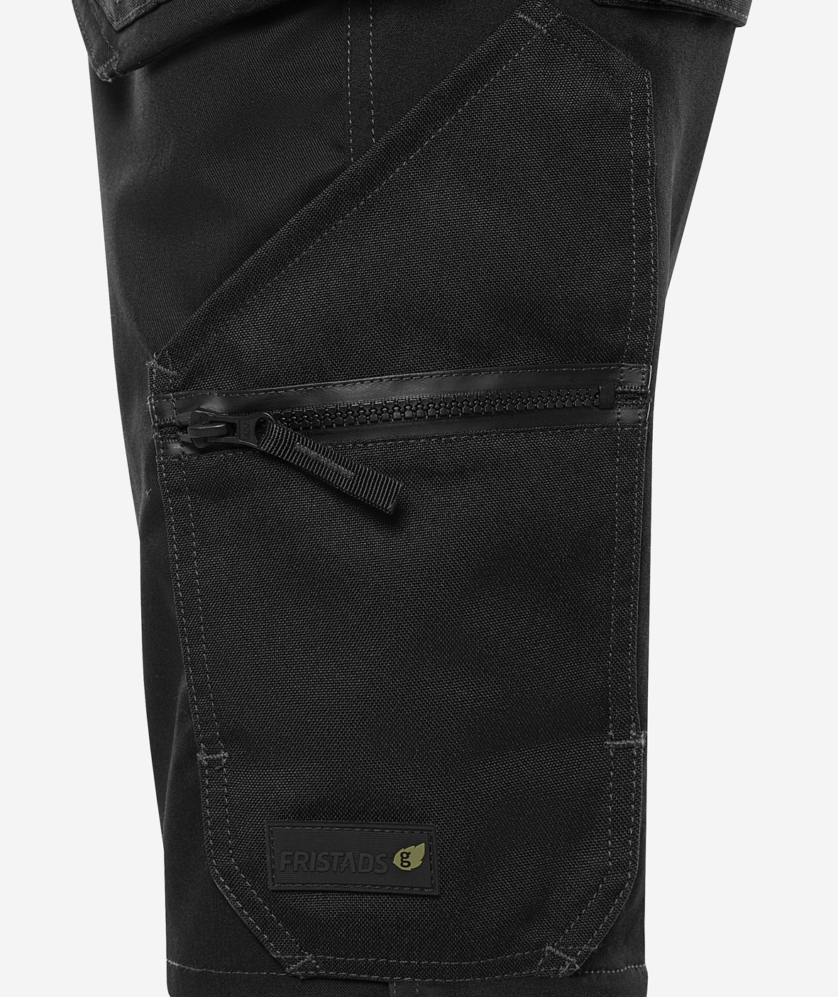 Fristads women's craftsman shorts 2904 GWM, Black, large image number 7