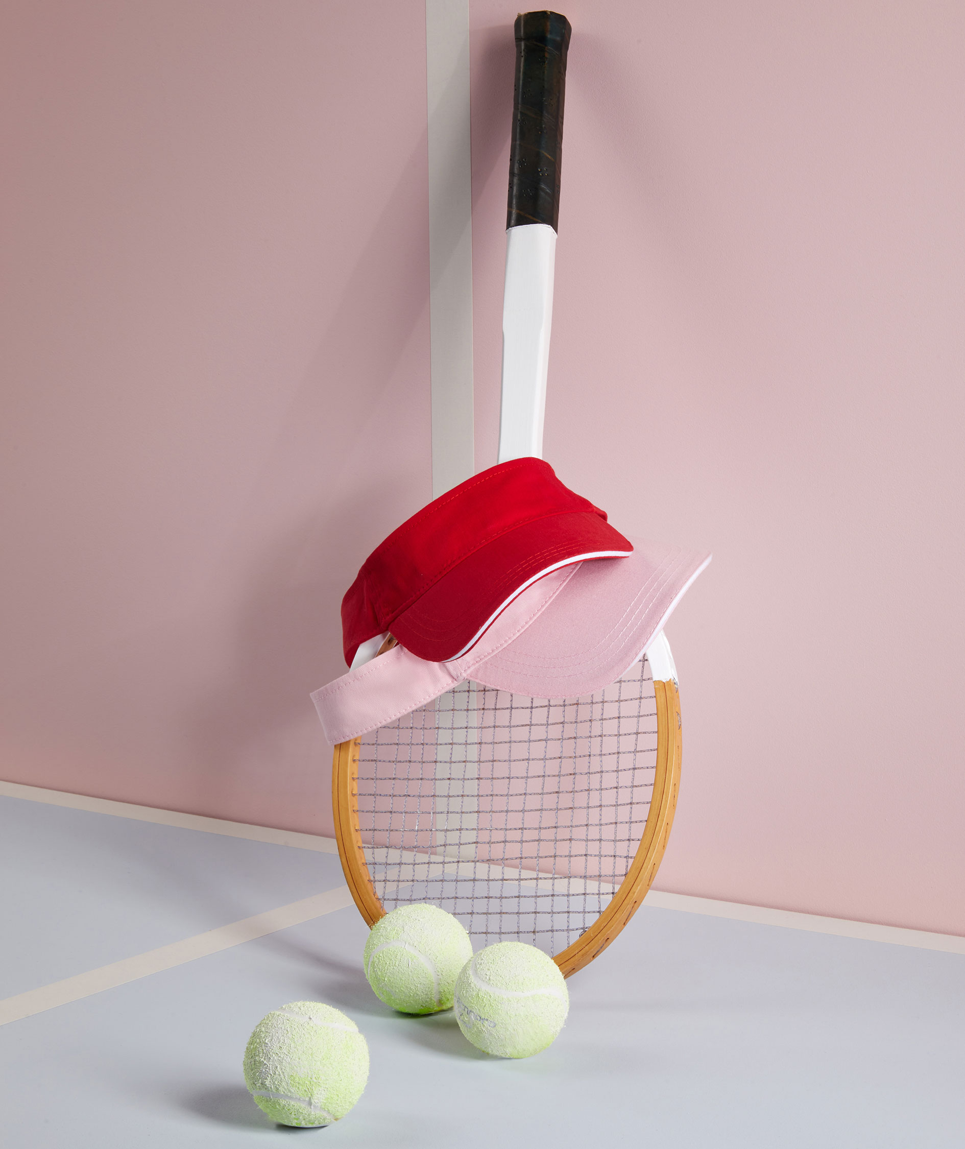 Myrtle Beach Sandwich sunvisor, Light-Pink/White, Light-Pink/White, large image number 5