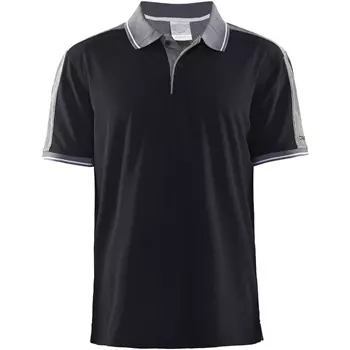 Craft Noble pique polo T-shirt, Black