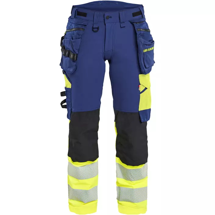 Blåkläder dame håndværkerbukser full stretch, Marine/Hi-Vis gul, large image number 0