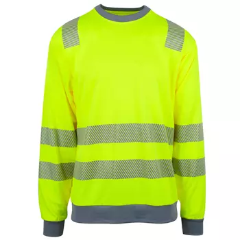 YOU Sundsvall long-sleeved T-shirt, Hi-Vis Yellow
