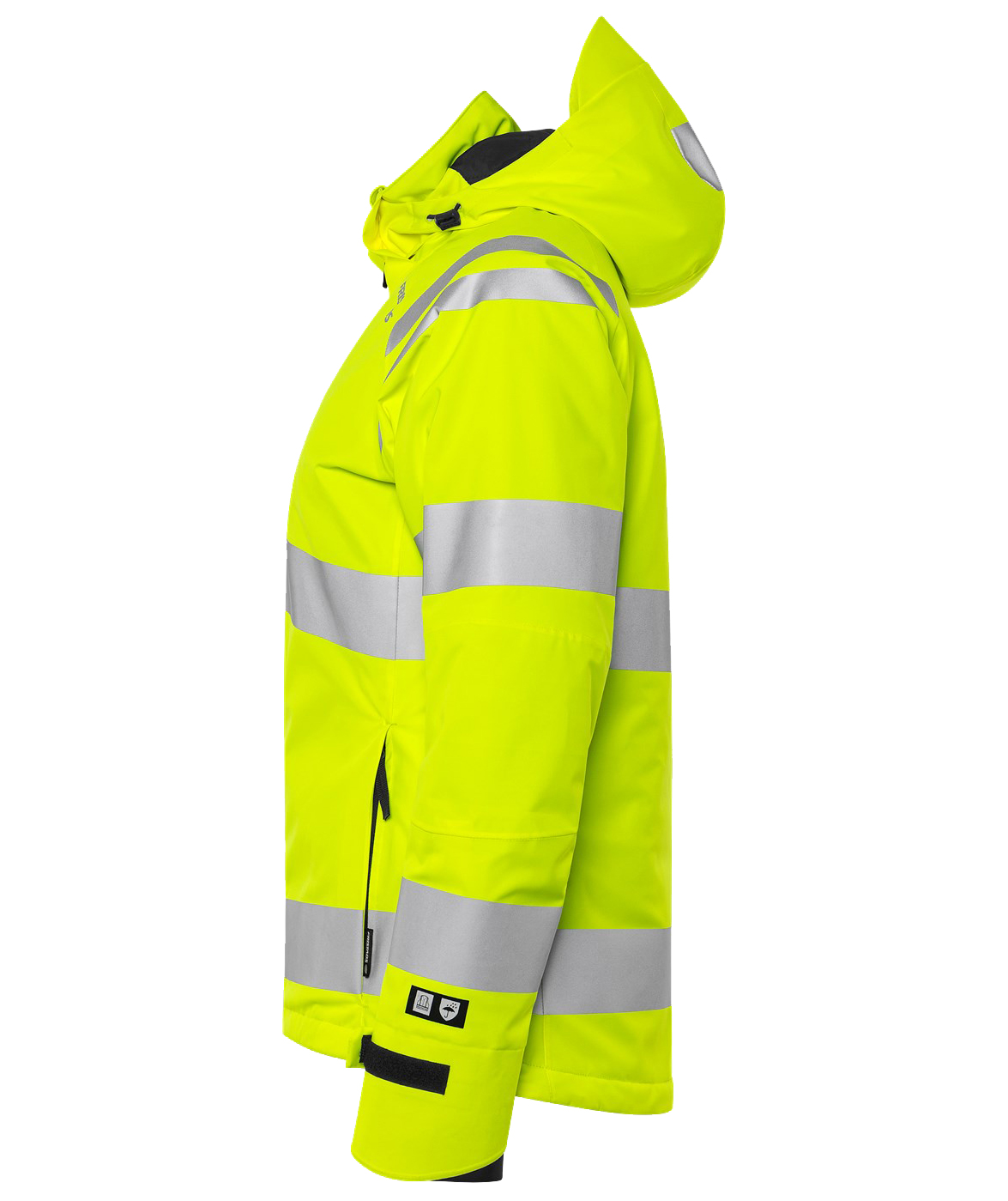 Fristads women's winter jacket 4683 GLPS, Hi-Vis Yellow, large image number 4