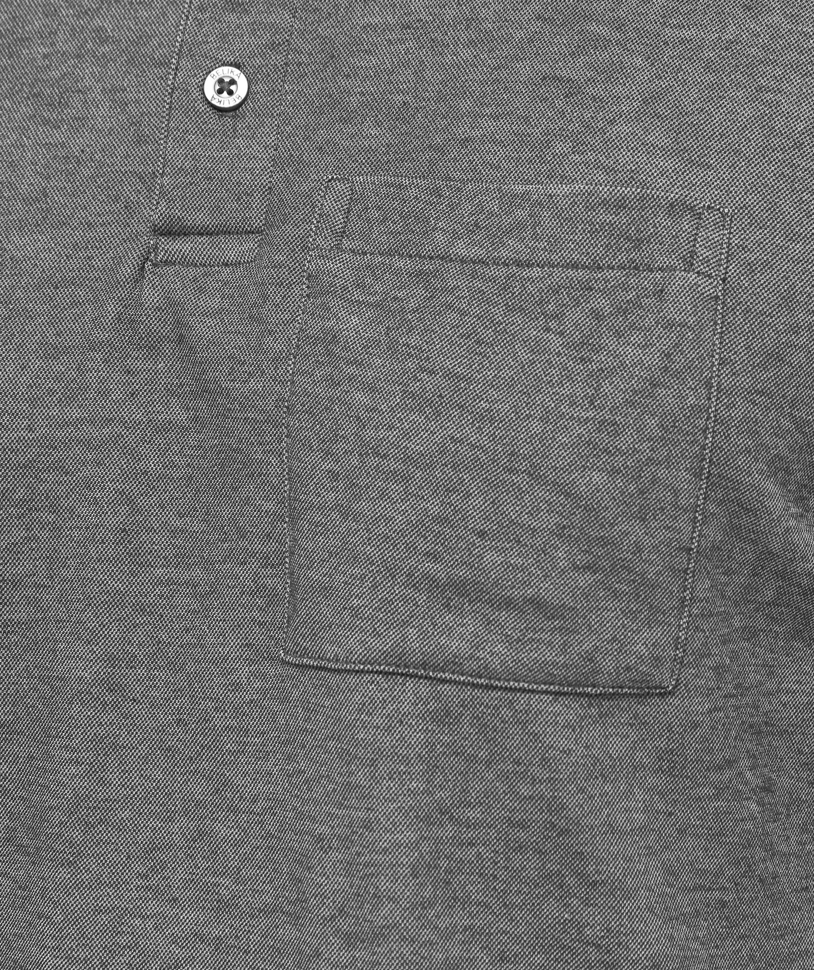 Belika Valencia Poloshirt, Black melange, large image number 4