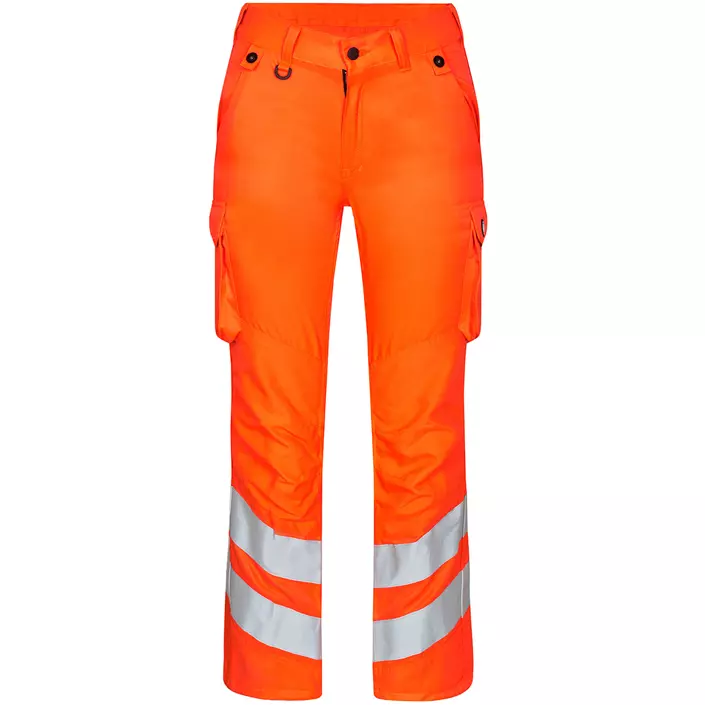 Engel Safety Light dame arbeidsbukse, Hi-vis Orange, large image number 0