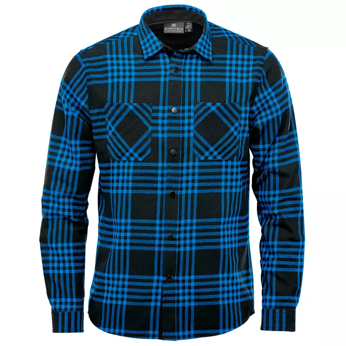 Stormtech Santa Fe flannelskjorte, Royal blue/black, large image number 0