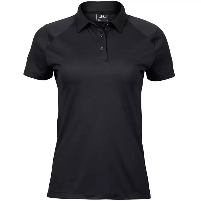 Tee Jays Luxury Sport dame polo T-shirt, Sort, large image number 0