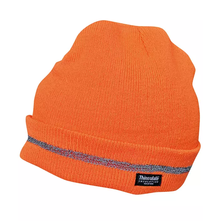 Cerva Turia knitted beanie, Hi-vis Orange, Hi-vis Orange, large image number 0