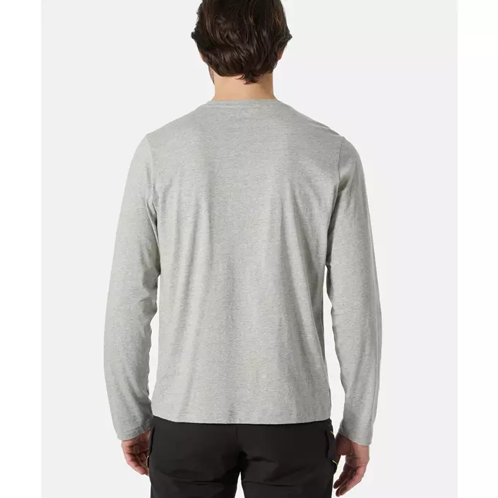 Helly Hansen Classic langærmet T-shirt, Grey melange , large image number 3