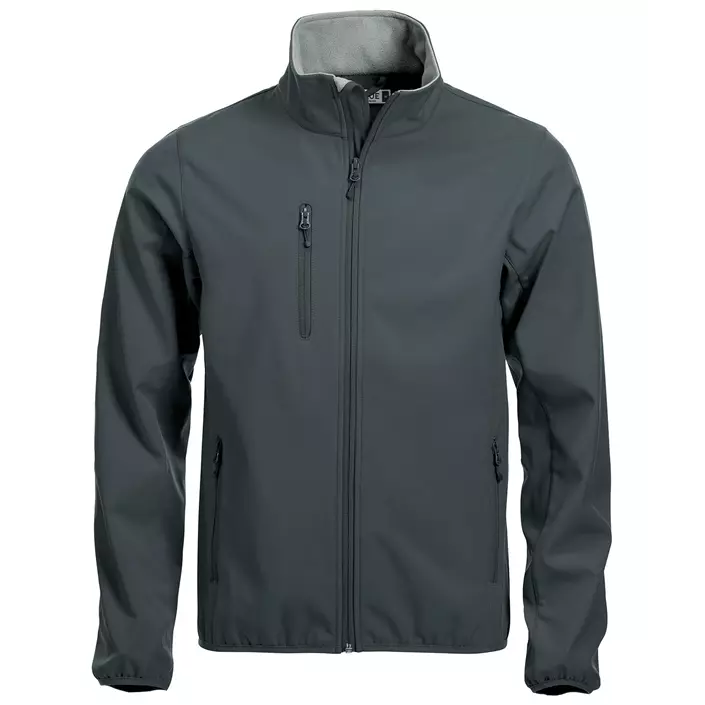 Clique Basic softshell jacket, Pistol Grey, large image number 0