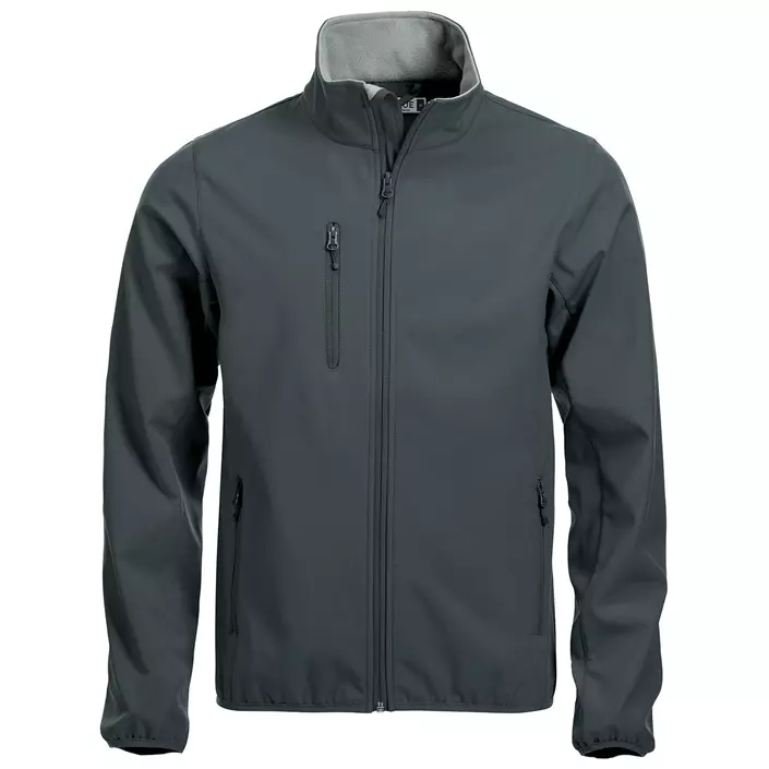 Clique Basic softshell jacket, Pistol Grey, large image number 0