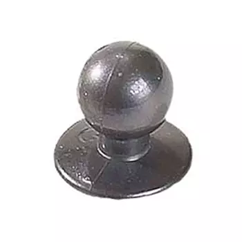 Nybo Workwear chefs buttons, Pearl grey