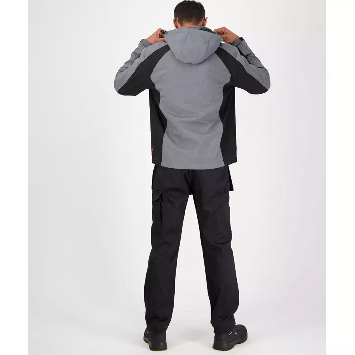 HEROCK Flexor softshelljacka, Reflective Grey, large image number 4