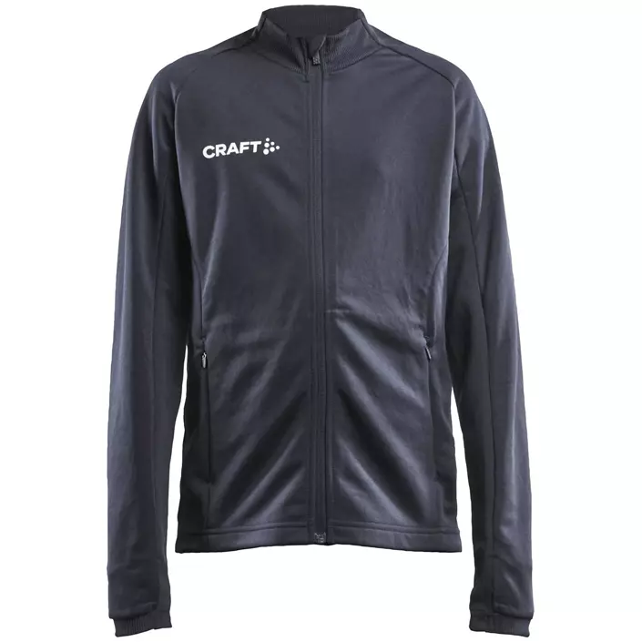 Craft Evolve Full Zip sweatshirt for kids, Asphalt, large image number 0
