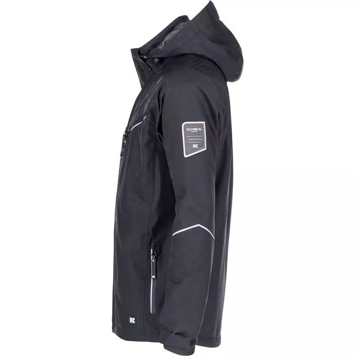 Kramp Technical hooded jacket, Black, large image number 1