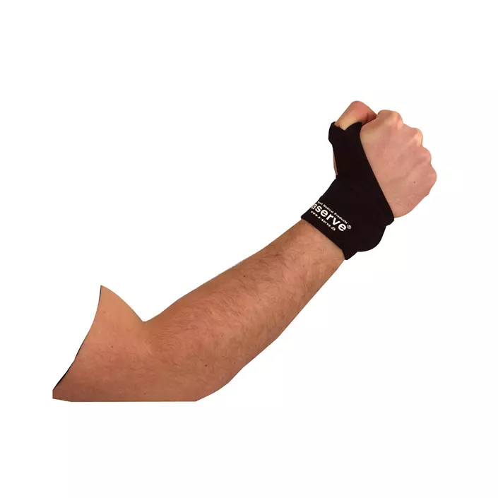 aserve support bandage for the wrist, Black, Black, large image number 0