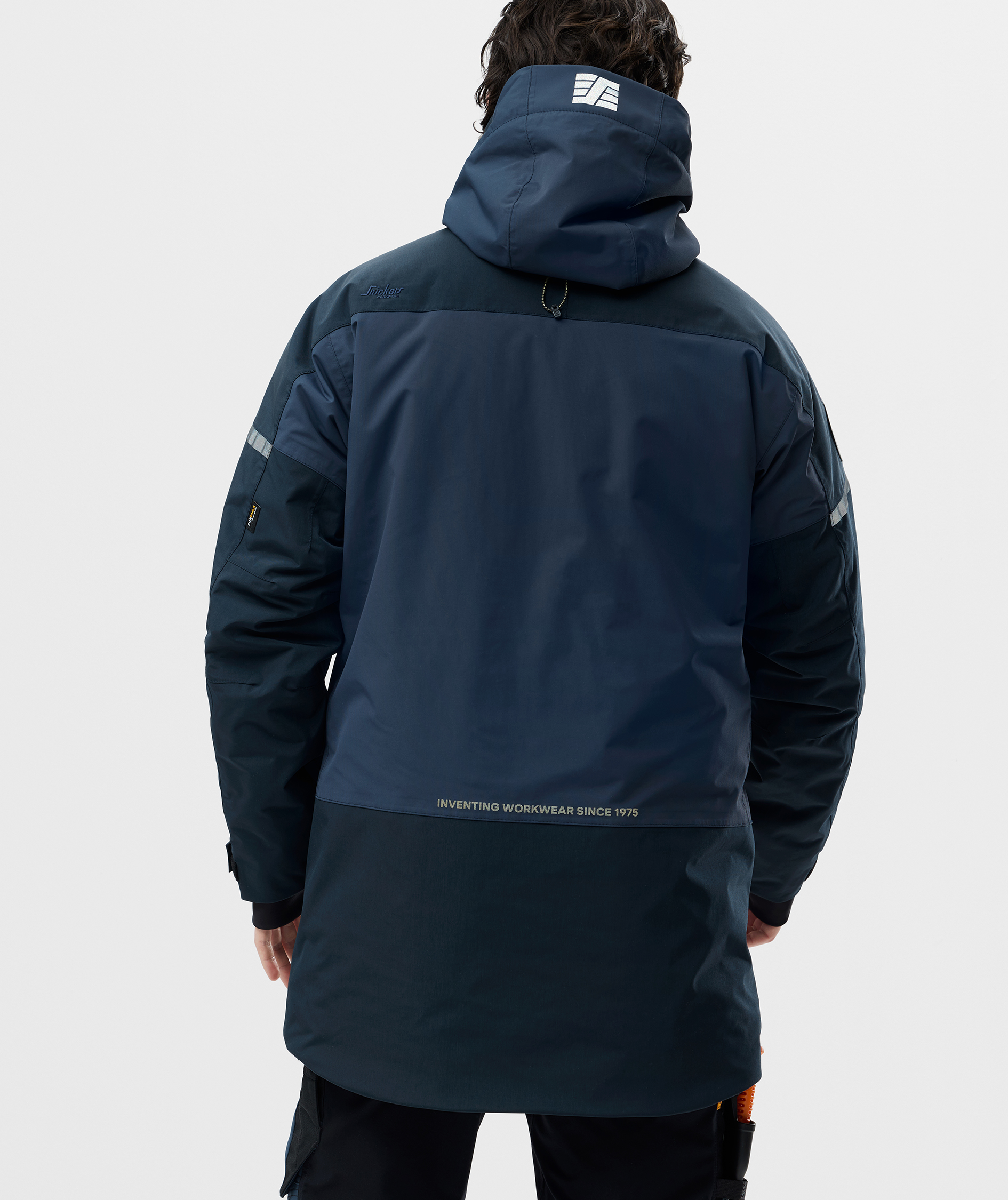 Snickers AllroundWork parka 1801, Navy/Dark Navy, large image number 3