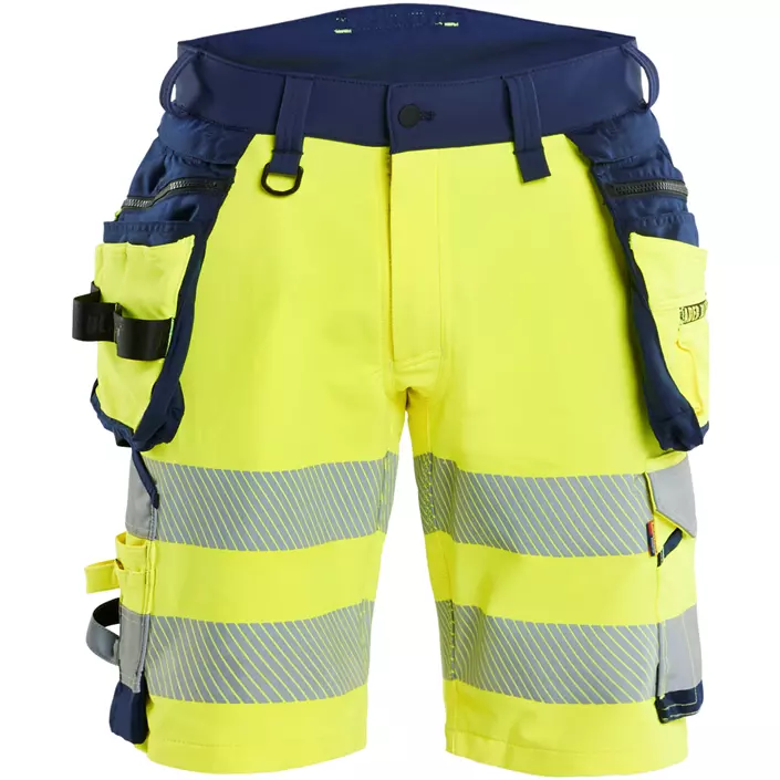 Blåkläder Handwerkershorts full stretch, Hi-Vis gelb/marine, large image number 0