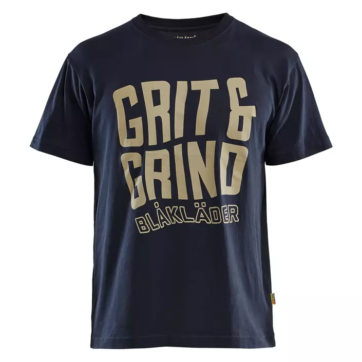 Blåkläder Grit and Grind T-shirt, Mörk Marinblå, large image number 0