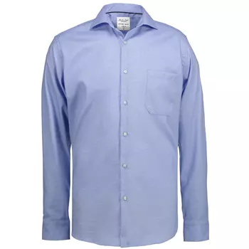 Seven Seas Dobby Royal Oxford modern fit skjorte med brystlomme, Lys Blå