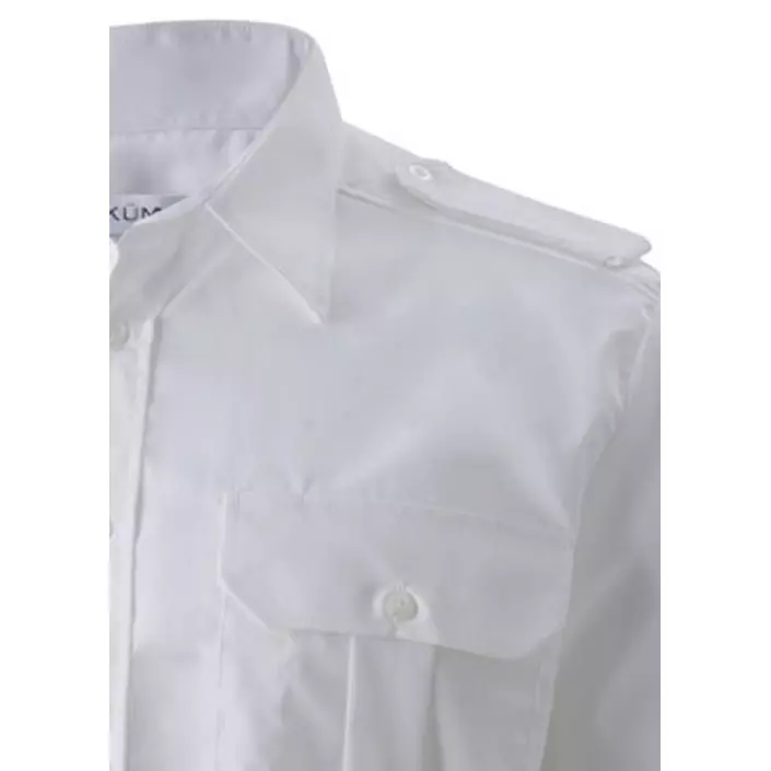 Kümmel Frank Classic fit pilotskjorte med ekstra ærmelængde, Hvid, large image number 2