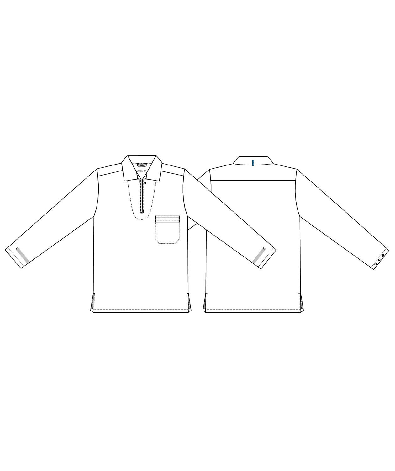 Kentaur HACCP-approved  smock, White