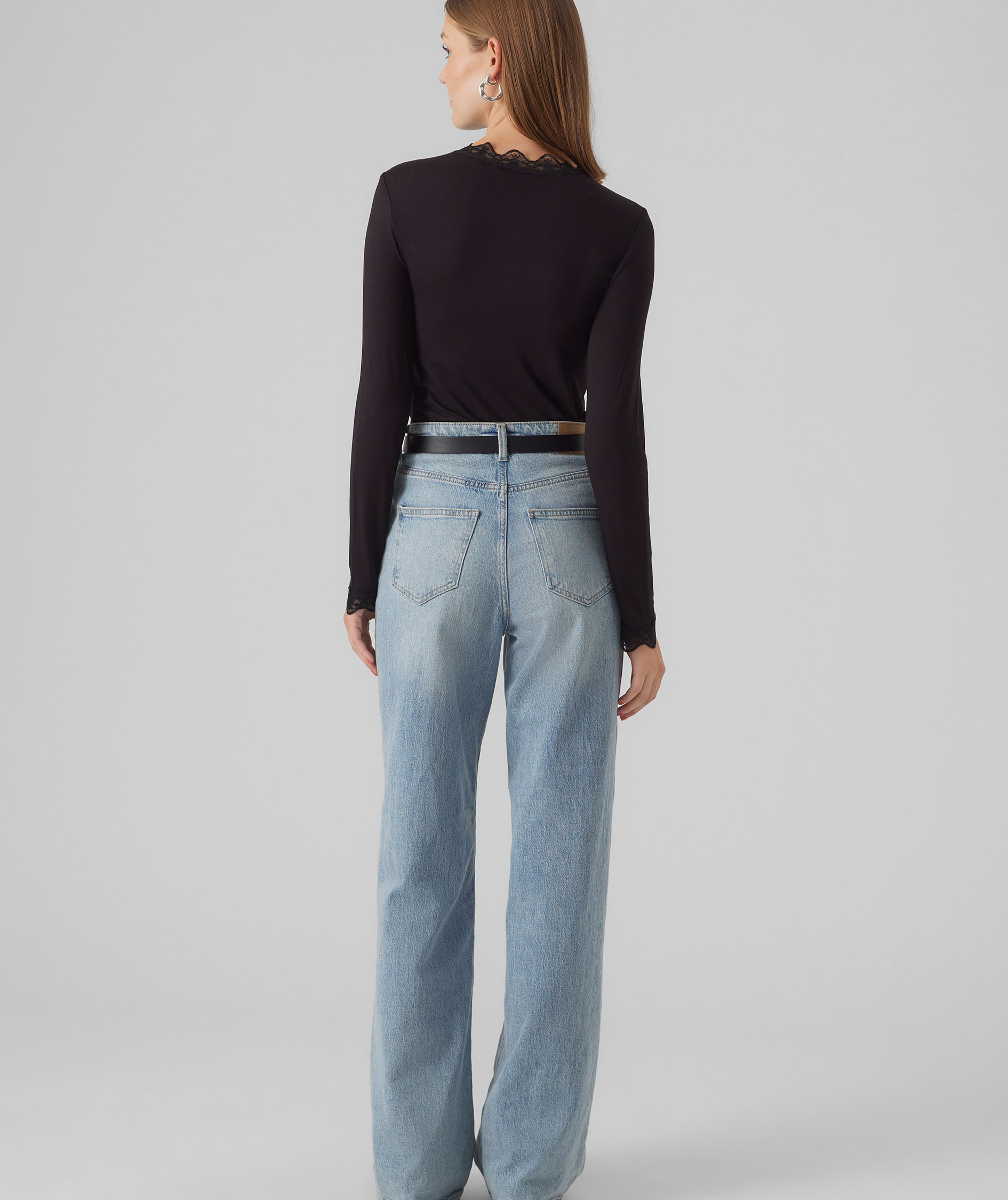 Vero Moda VMROSA women's blouse, Black, large image number 2