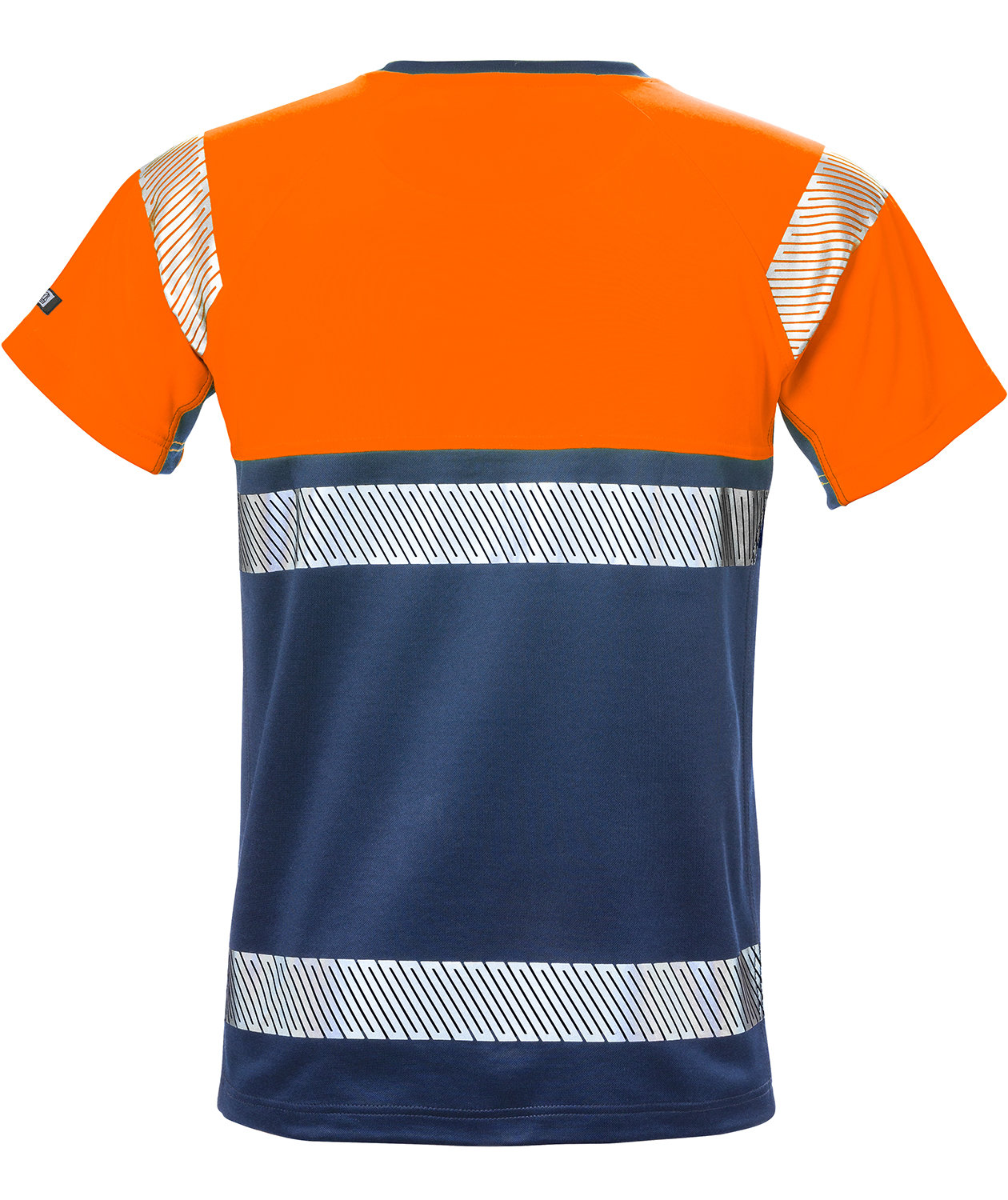 Fristads&nbsp;T-shirt 7518 THV, Hi-vis Orange/Marine, large image number 1