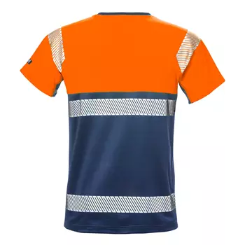 Fristads T-shirt 7518 THV, Hi-vis Orange/Marine