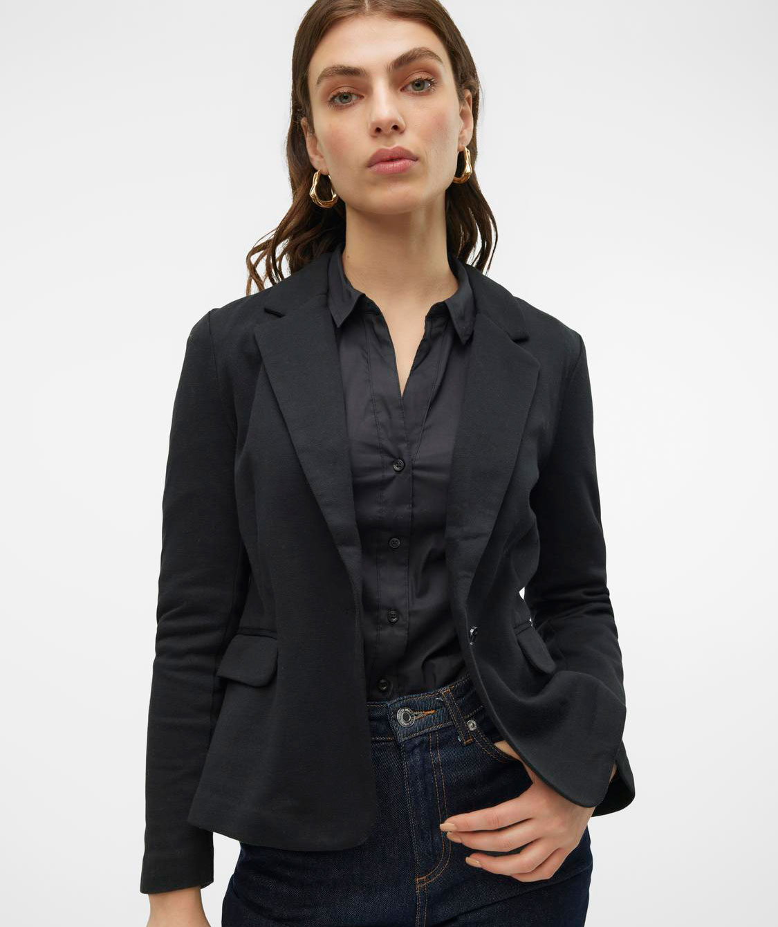 Vero Moda VMJULIA Regular fit women's blazer, Black, large image number 4