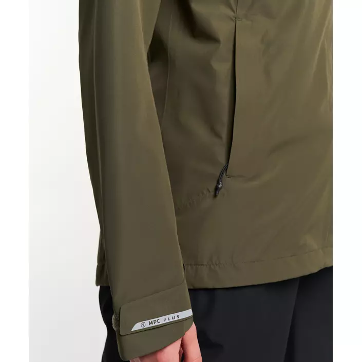 Tenson Westing dame regnjakke, Olivengrøn, large image number 8